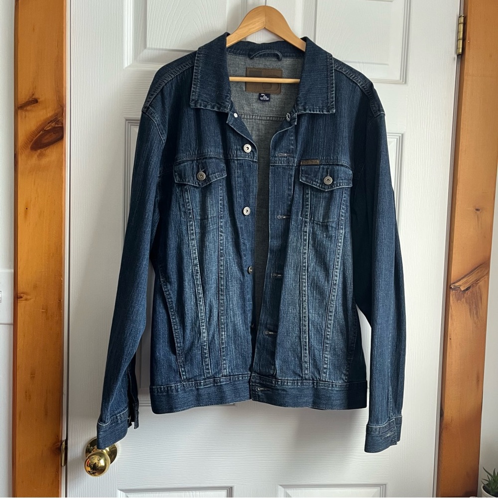 💙SALE💙Denver Hayes Denim Jacket, Medium Wash, Size 2X